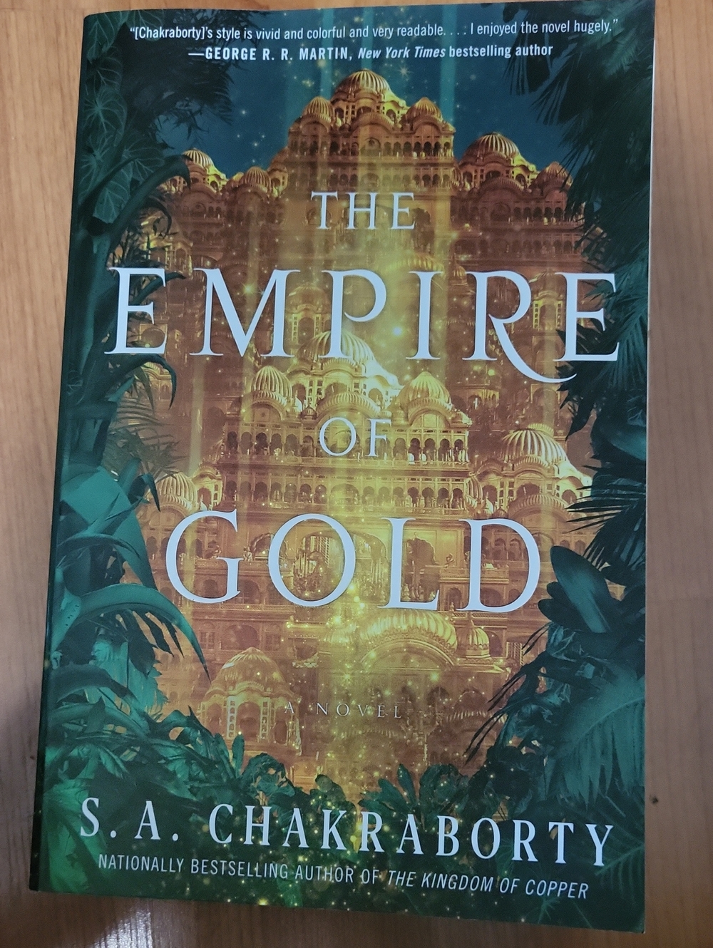 'The Empire of Gold' Paperback - Gold & Teal